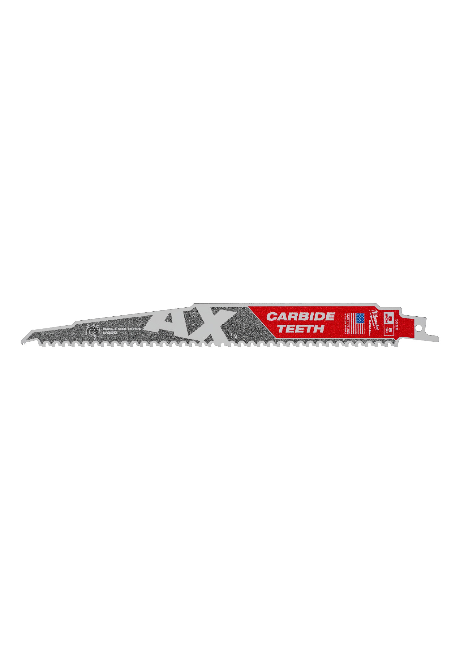 9" CAX 1 PK SAWZALL BLADE