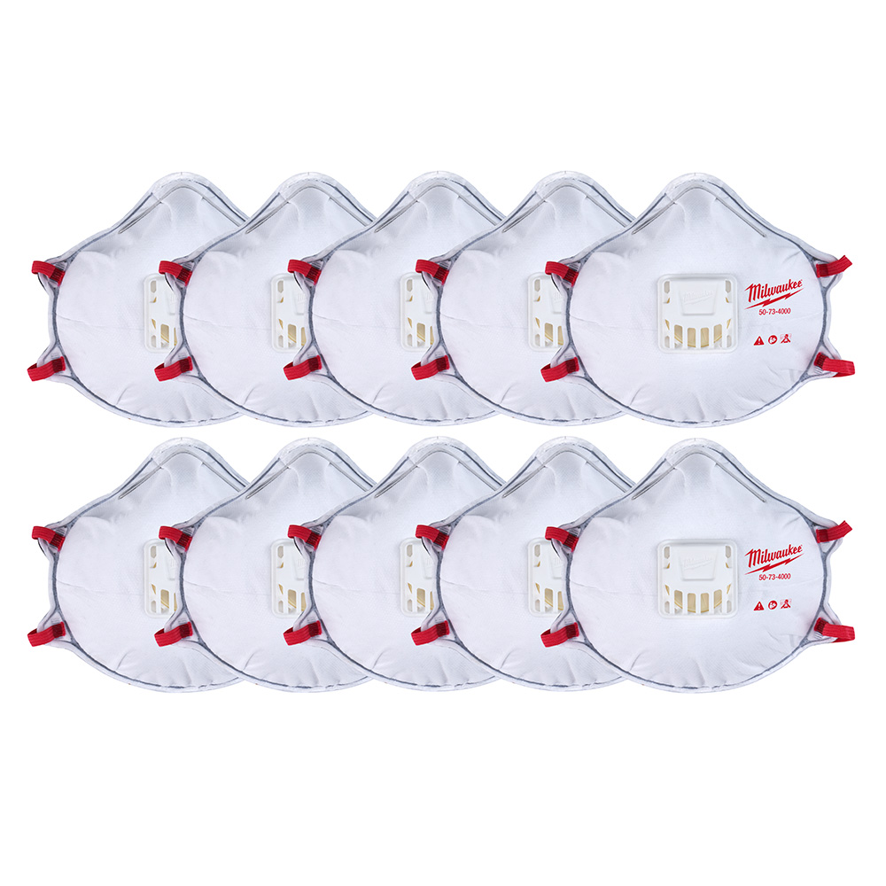 10PK N95 DISPOSPABLE MASK RESP