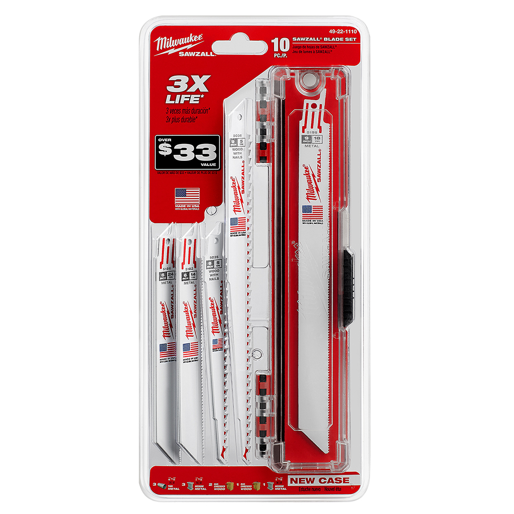 10PC SAWZALL BLADE SET p1