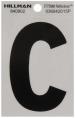 C  3  BLACK ON SILVER SQUARE CUT