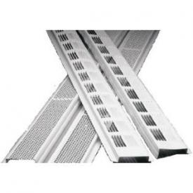 2-3/4" X 8' WHITE SOFFIT VENT